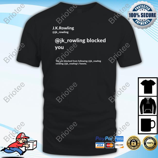 Jk Rowling Blocked You Long Sleeve T Shirt