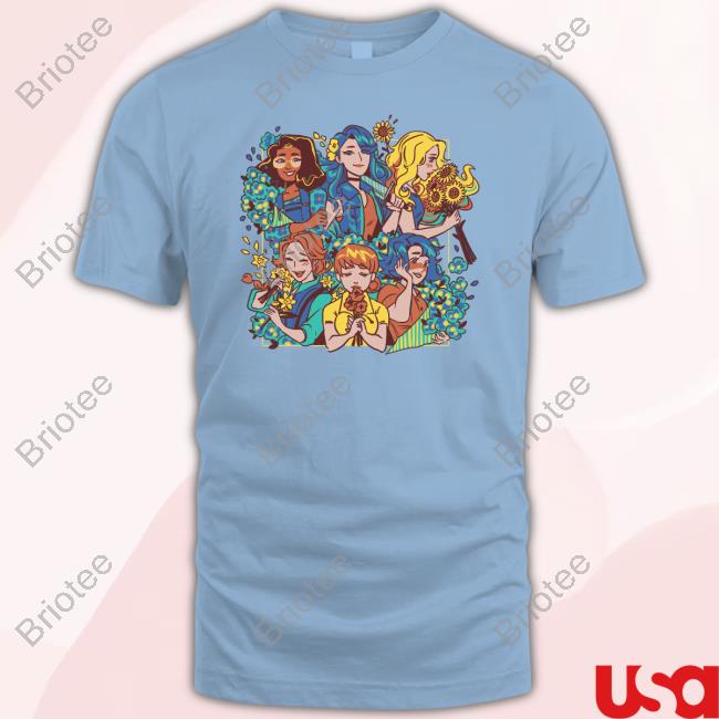 Official The Yetee X Stardew Valley Merch Bachelorette Bouquet Shirt