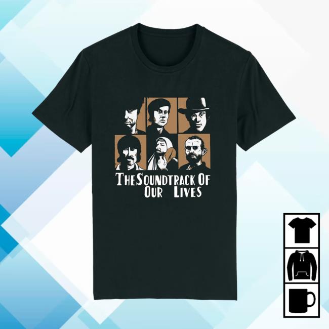 The Soundtrack Of Our Lives Cartoon Black Tee
