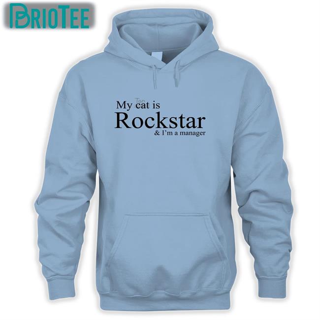 Taehyung My Tan Cat Is Rockstar And I'm A Manager T-Shirt