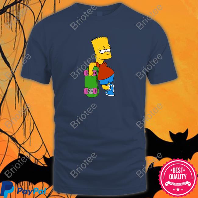 Nicole.N Bart Simpson Skis Tee Shirt Hillarnicks