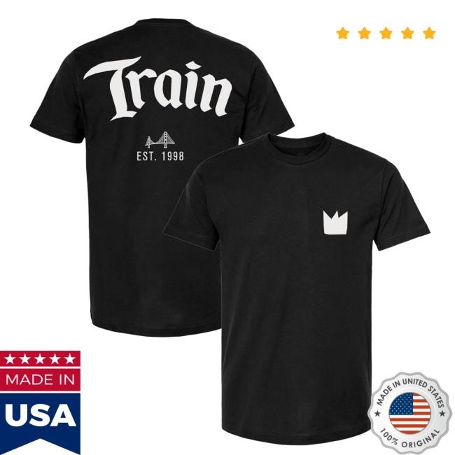 Train Official Merch | Train Arch Logo Shirt New | Train Clothing Apparel Savemesanfrancisco
