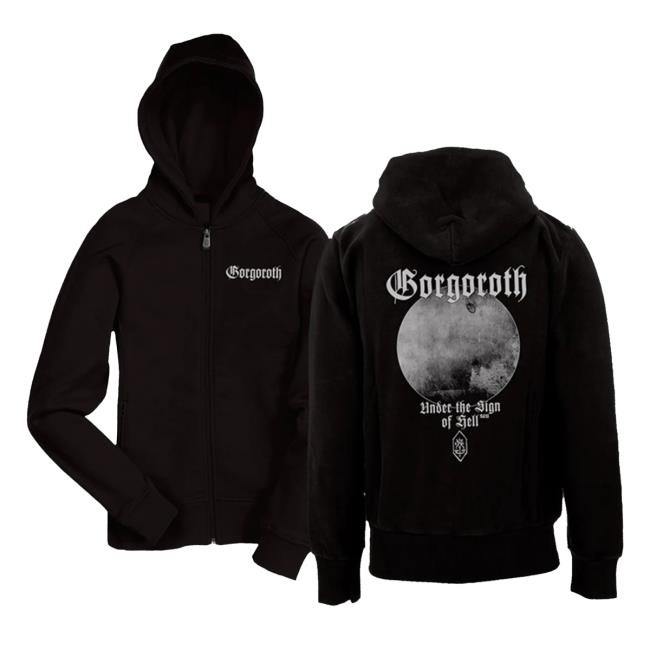 Gorgoroth - Under The Sign Of Hell 2011 Zipper Hoodie Gorgoroth Merch