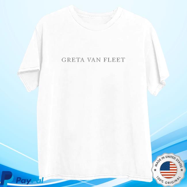 Official Greta Van Fleet Merch Store White Nautilus Shell Shirt New