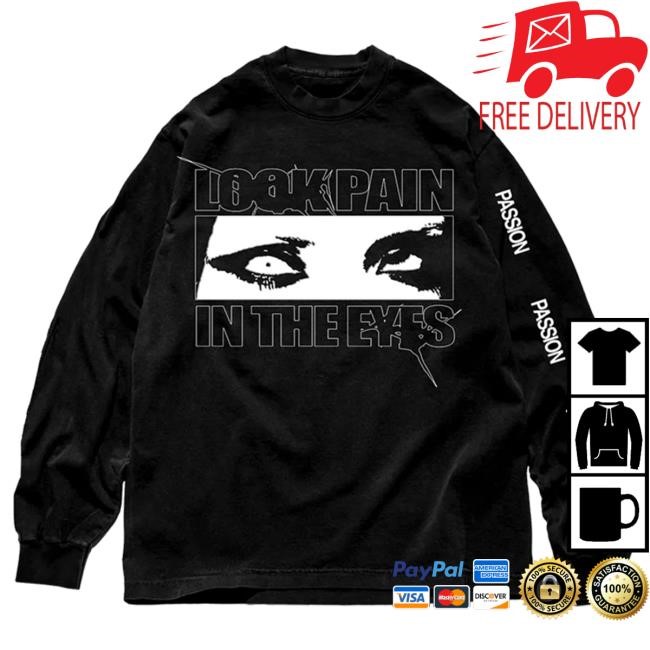 Official Playboi Carti Merch Store Destroy Lonely Look Pain in The Eye Long Sleeve Tee