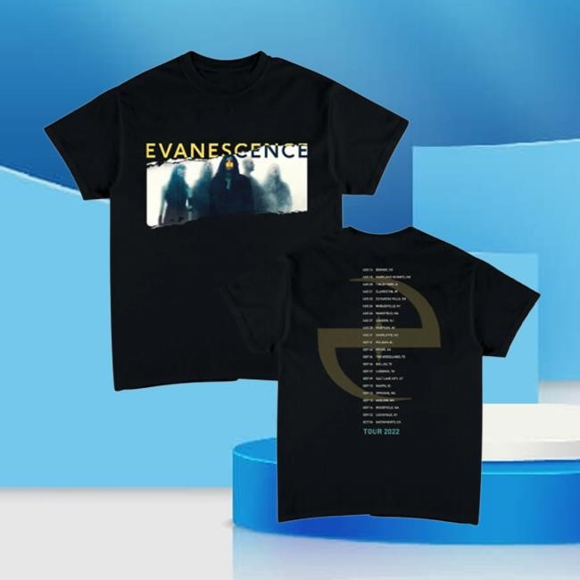 Evanescence Band Photo Shirt Evanescence Official Store