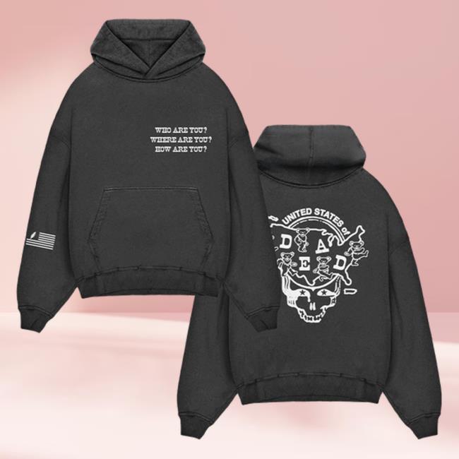 Official Grateful Dead Merch United States Of Dead Hoodie