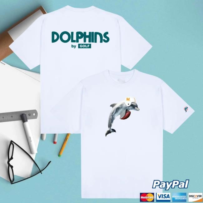Official Golf Wang Merch Dolphins Cutout Tshirt by Golf Wang x NFL