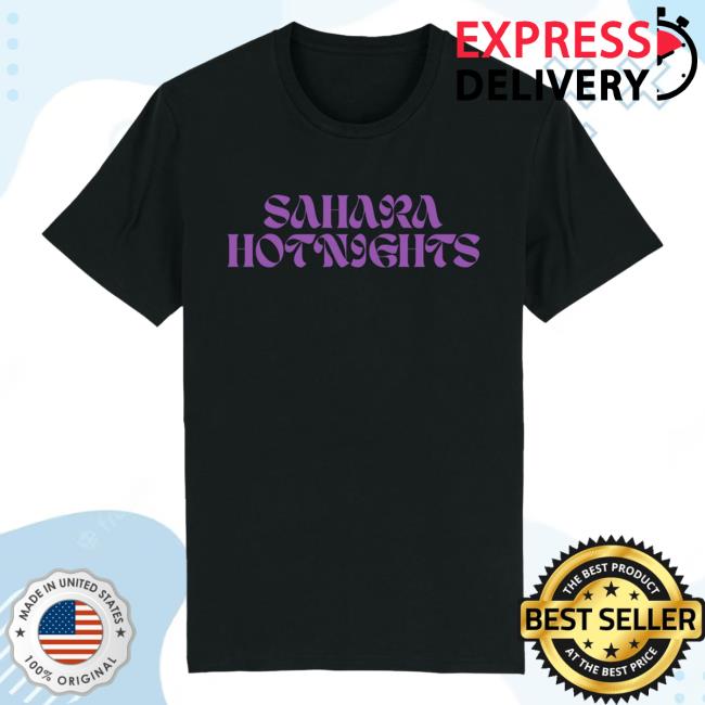 Official Sahara Hotnights Merch Logo Black T Shirts