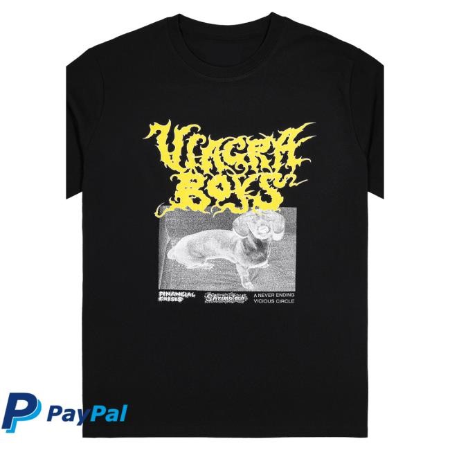 Official Viagra Boys Merch Viagr Aboys Crisis Shirts (Black)