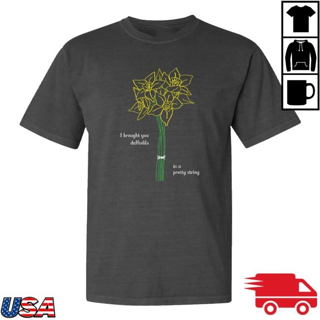 Daffodils New Shirt Black - Tom Odell Official Merch