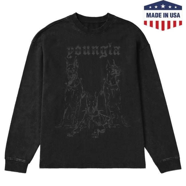 Youngla Apparel Merch 804 For All The Dogs LS Youngla