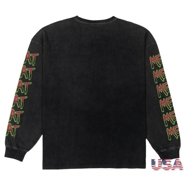Official Papa Meat Merch Meatcanyon Monster Truck Long Sleeve Tees