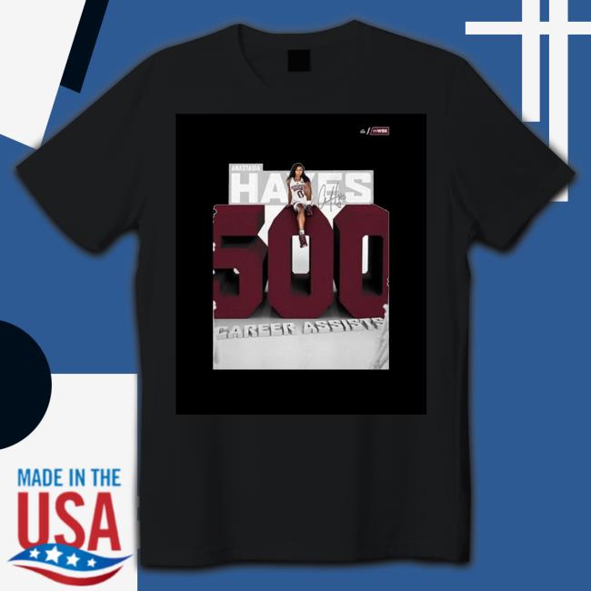 Anastasia Hayes 500th Career Assist With Mississippi State Womens Basketball Decorations Poster Long Sleeve T Shirt