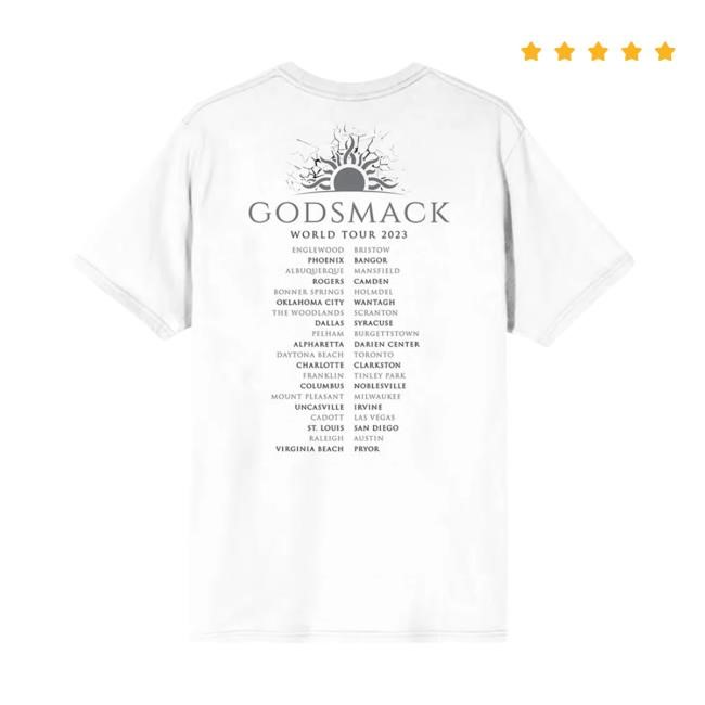Godsmack Band Photo Tour New T-Shirt Godsmack Merch