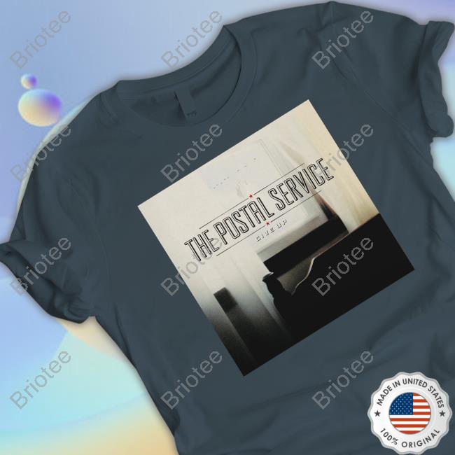 Official Postal Service Give Up Album Cover Tee Postal Service Give Up Album Cover Hoodie