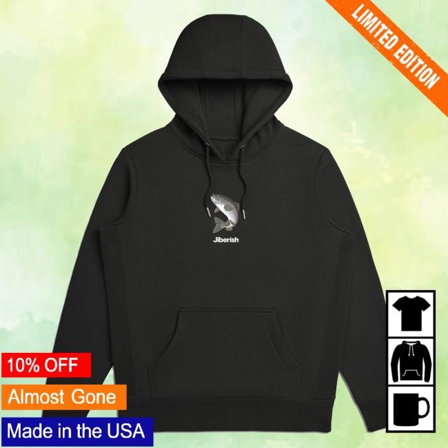 Official Jiberish Catch & Release Hoodie Black