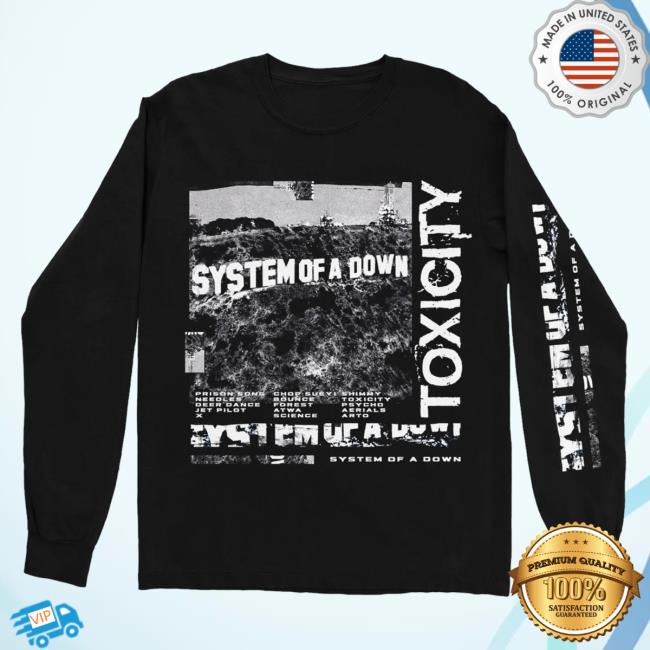 Official System Of A Down Clothing Merch Store Shop System Of A Down Toxicity Xerox Long Sleeve Tshirt SystemOfADown