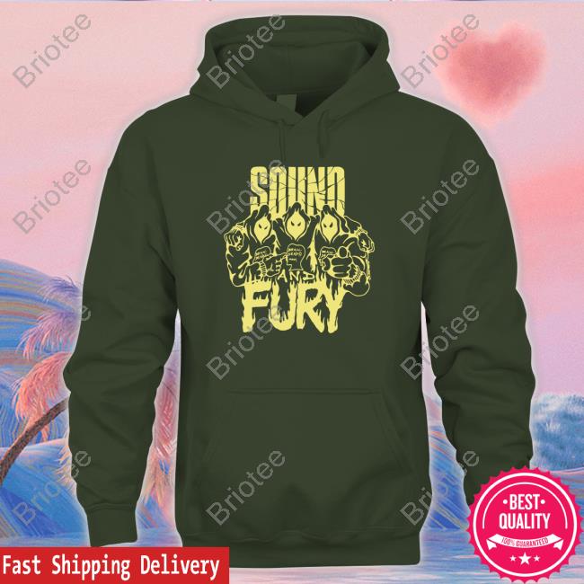 We Are Brain Dead Spoiler Sound & Fury Hoodie Yellow