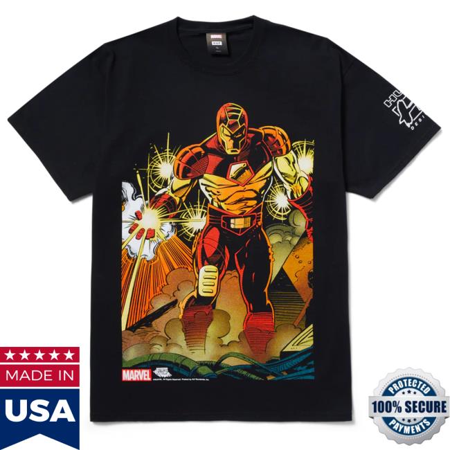 Huf X Avengers I Am Iron Man Shirt