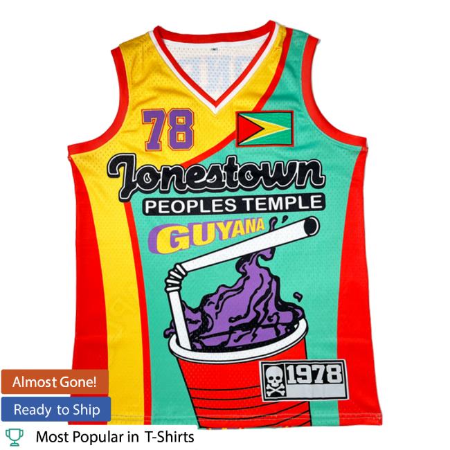 Official Good Shirts Merch Jonestown Basketball Jersey