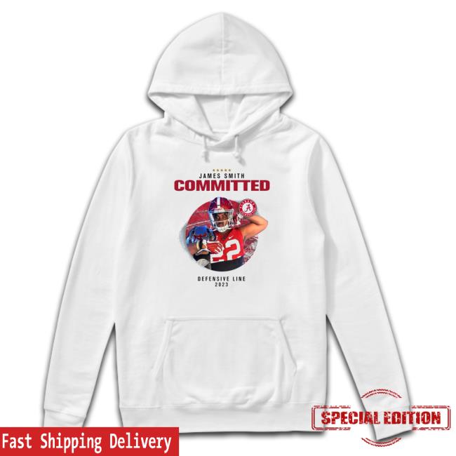 Alabama Crimson Tide James Smith Committed Defensive Line 2023 T-Shirt