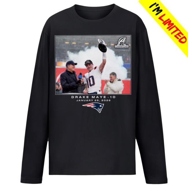 Men's Drake Maye New England Patriots Flash Shirt
