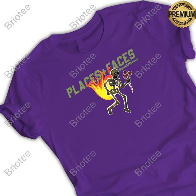 Official Collab Rema X Places Faces Rave And Roses Tee