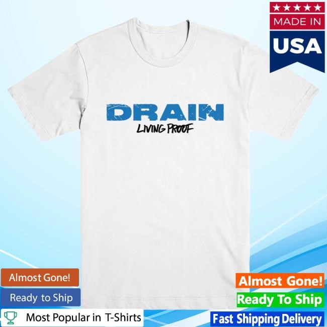 Official Evil Greed Merch Drain "Living Proof - Album Art" New Shirt