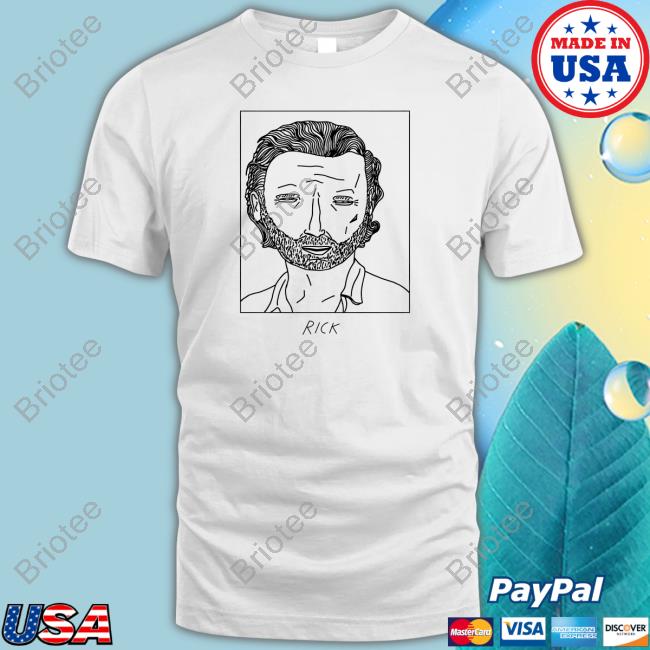 Official Badly Drawn Rick Grimes Walking Dead Shirt