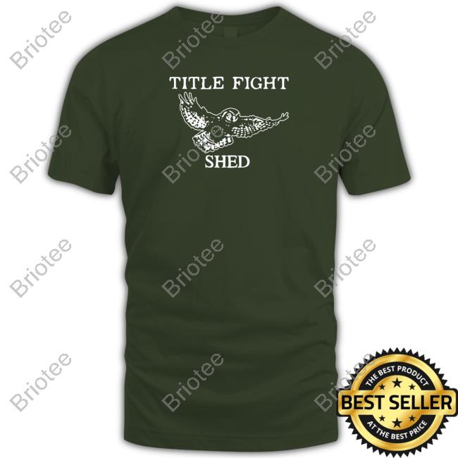 Title Fight Merch Title Fight Shed Owl Crewneck Sweatshirt Coldcutsmerch