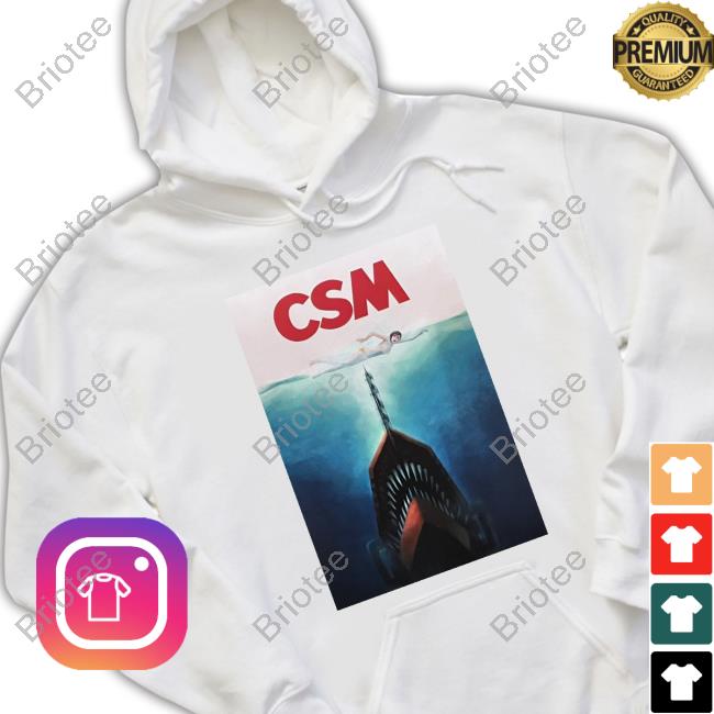 Official Chainsaw Man X Jaws Csm Blu Ray Shirt