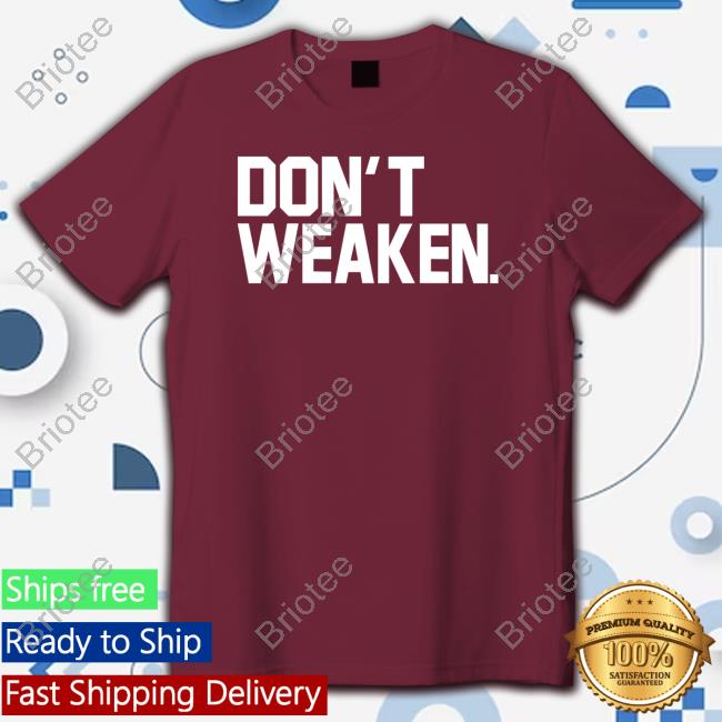 Official Michael Locksley Don't Weaken Shirts