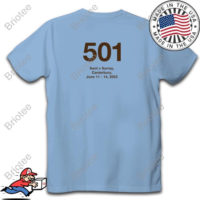 Dom & Jamie & Ben Shirt Surrey Ccc 501 T-Shirt White