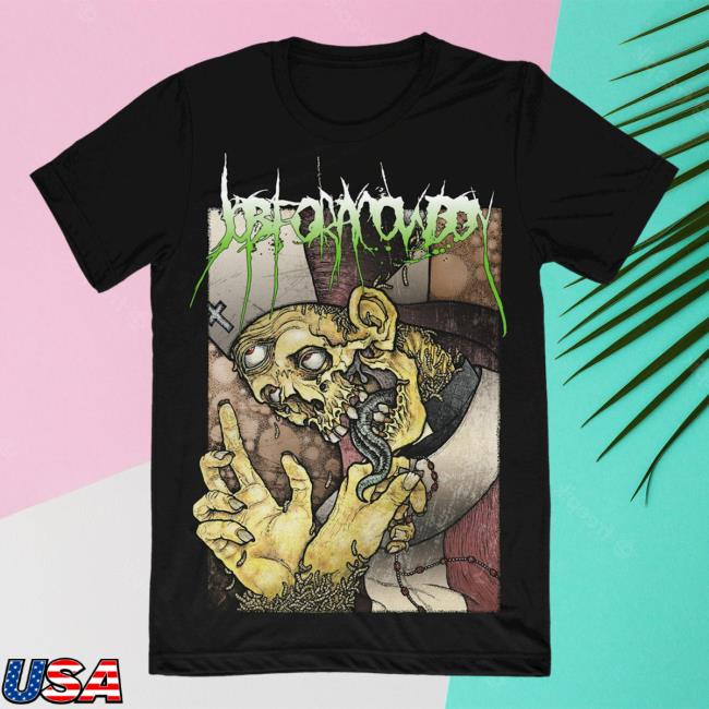 Official MerchBar Job For A Cowboy - Priest Shirt New Merch Bar