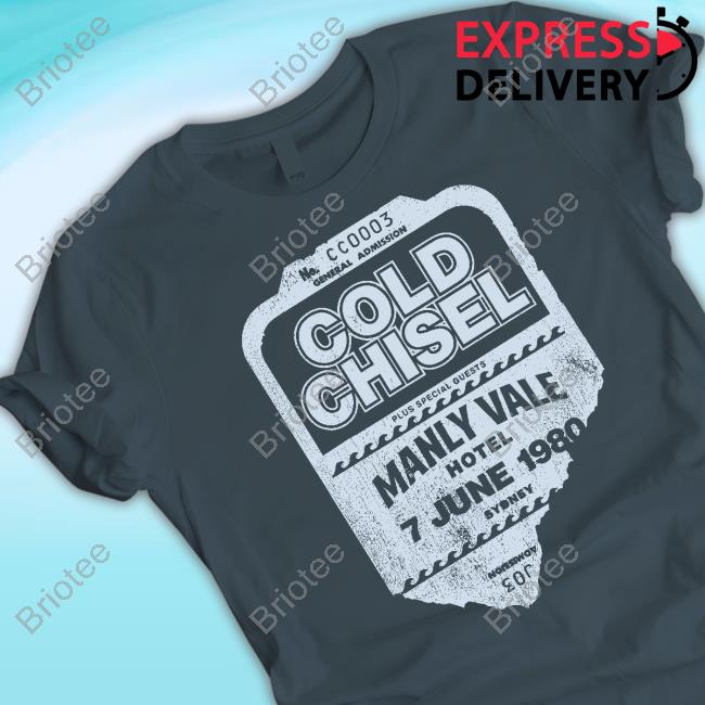 Ausmusic T-Shirt Day Shop Merch Cold Chisel - Ticket Stub - Navy T-Shirt Archie Roach Ausmusic T-Shirt Day Shop Merch Cold Chisel - Ticket Stub - Navy T-Shirt Archie Roach