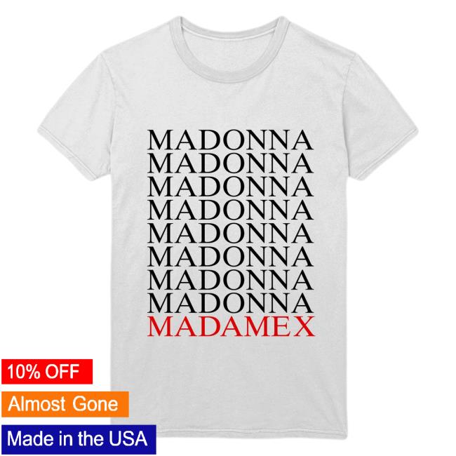 Official Madonna Merch Store Madonna Madame X Logo Attractive Shirt Madonna Louise Ciccone Clothing Shop