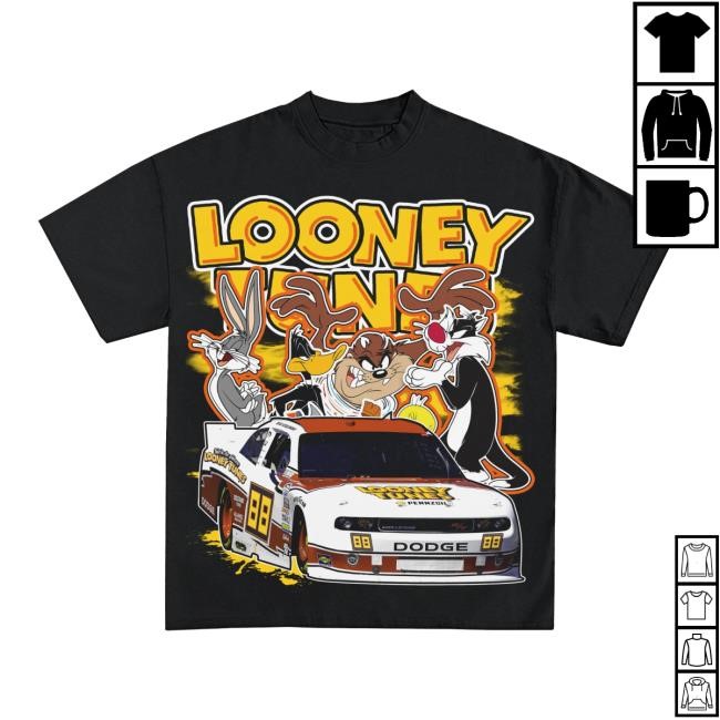 Official Looney Tunes Racing Graphic New Shirt