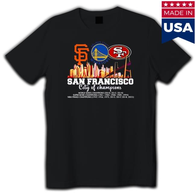 Official Kansas City Chiefs San Francisco Giants city of champions 2023 Tee Shirts