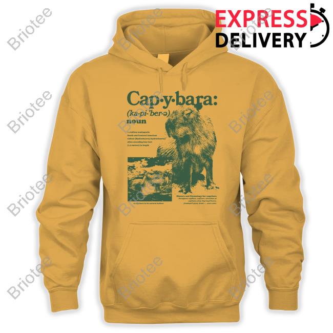 Capybara Defined Hoodie Capybara Defined Tee Kapybara007
