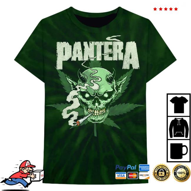 Official Pantera Merch Store Shop Pantera Skull Tie Dye T Shirt