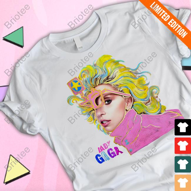 Official Lady Gaga Shop Artpop Illustrated Glasses Shirt