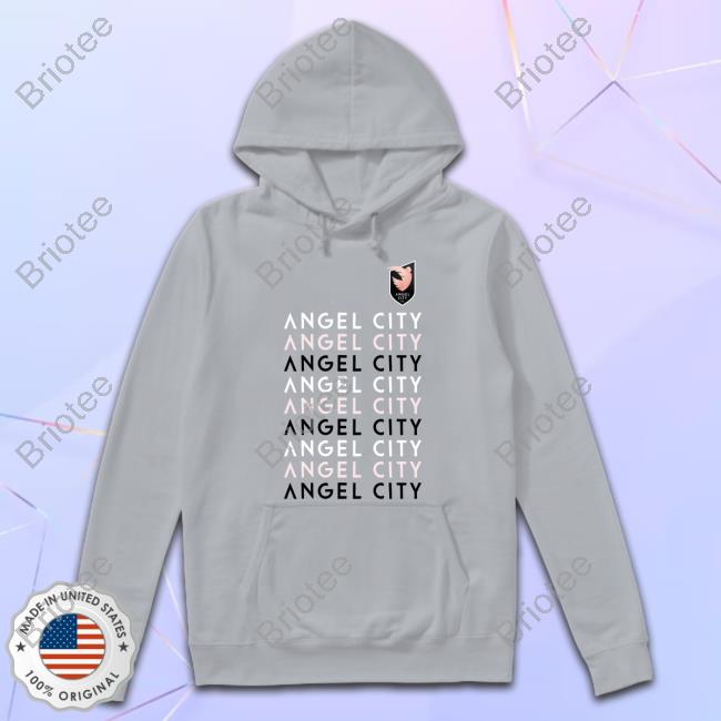 Official ACFC X Mitchell And Ness Wordmark Triblend Tee Official Angel City FC Merch ACFC X Mitchell And Ness Wordmark Triblend Long Sleeve Tee