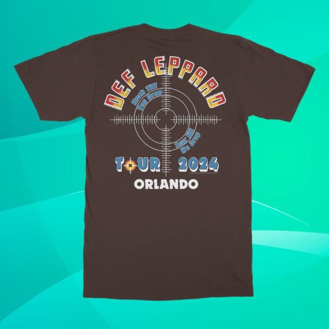 Orlando, FL 2024 Tour Short Sleeve Tee - Def Leppard Official Store