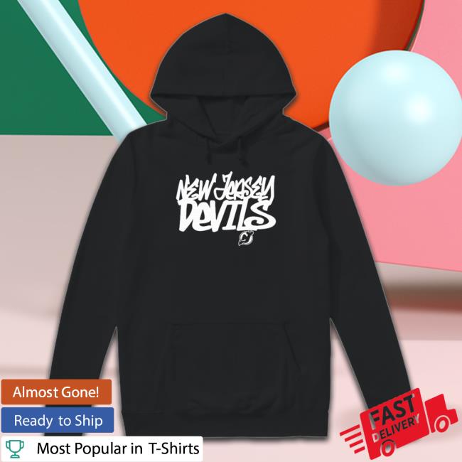 Official New Jersey Devils Levelwear Red Richmond Graffiti Shirts