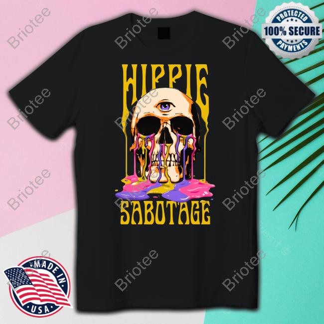 Official Hippie Sabotage Melting Skull Shirt