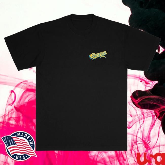 Official Born X Raised Apparel Born X Raised + Chargers Pro Script Hood: Black NFL 2025 Kickoff