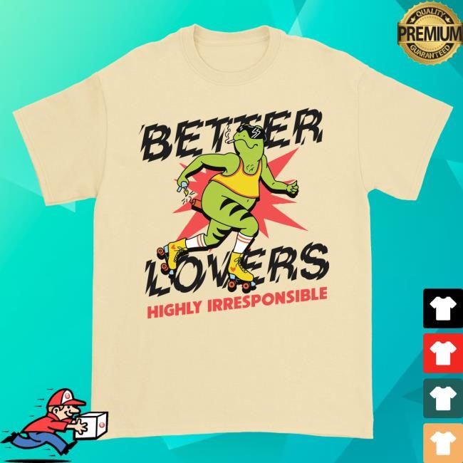 Official Better Lovers Merch Better Lovers - Yellow Roller Skating From T-Shirt