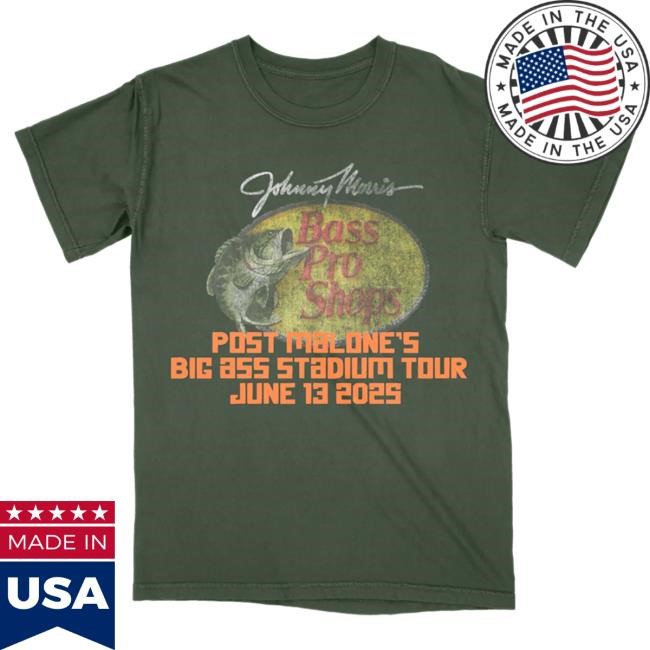 Official Post Malone Merch Post Malone x Bass Pro Shops Event Top Shirt