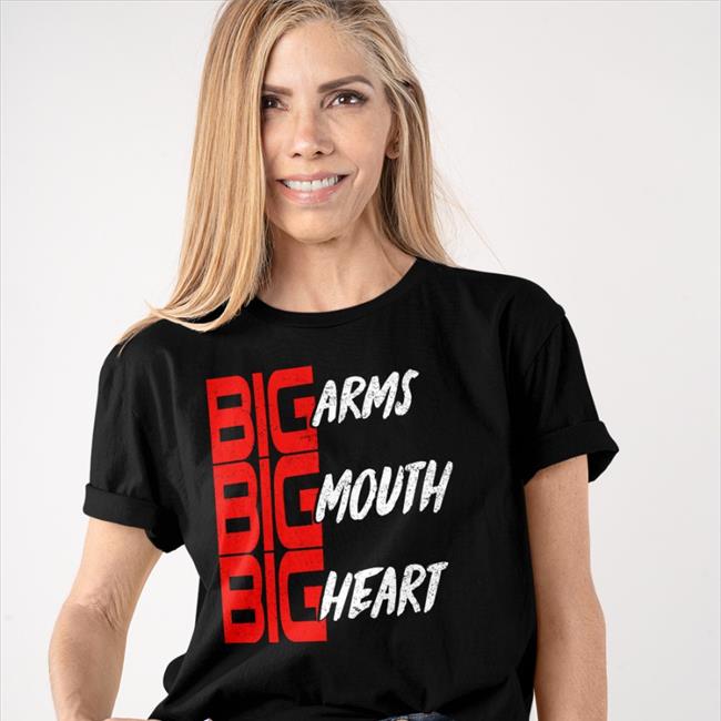Big Arms Mouth Heart Shirts Jordynne Grace Merchandise